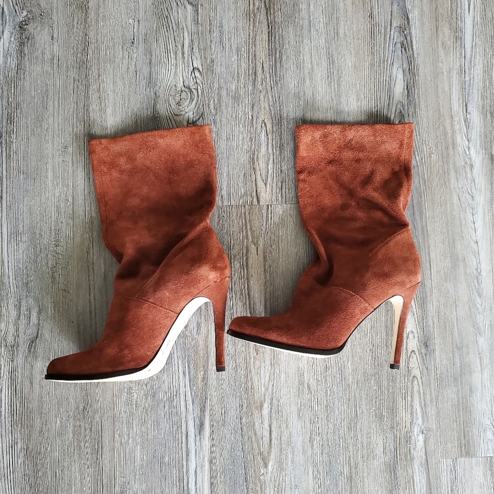 Sexy slouchy suede boots